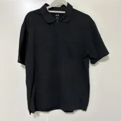 UNIQLO エアリズム　ブラック ポロシャツ Mサイズ