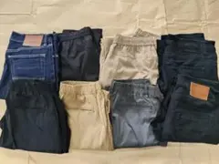 メンズパンツ8点まとめ売り (サイズ色々)ワークマン、パシオス、しまむら