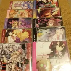 全て新品未開封品 少女フラクタル等東方Project関連10作品CD まとめ売り