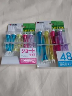 タバタ クリア ゴルフ ショート 段付きロングティー セット 新品 リフトティー