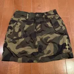 パーリーゲイツ お洒落な迷彩柄のスカートサイズ0