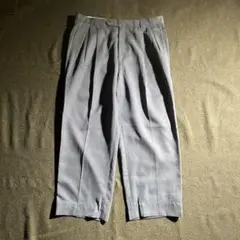 90s カナダ製　BALLIN ポリ　レーヨン　混合　2タックワイドスラックス