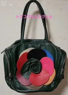 トクコプルミエヴォル トートバッグ ショルダーバッグ フラワーモチーフ