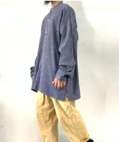 GERARDI フィッシャーマンシャツ　プルオーバーシャツ　ロング丈