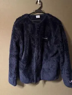 Champion ボアフリースジャケット ネイビー