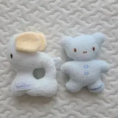 familiar(ファミリア)　ラトルおもちゃ　ぬいぐるみ　2点セット
