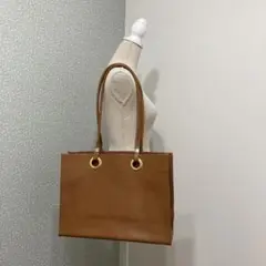 ビッグサイズ　トートバック　キャメル