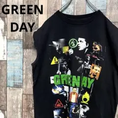美品 GREEN DAY グリーンデイ ノースリーブ Tシャツ バンT バンド