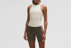 ルルレモン6 モダールシルク　ツイストバック　タンクトップ