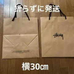 ステューシー　ショッパー　紙袋　中　2枚組