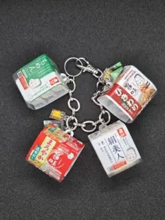 おかめ納豆 ガチャ　バッグチャーム