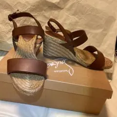 24-24.5センチ/ C LOUBOUTIN エスパドリュー サンダル