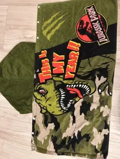 ジュラシックパーク フード付きタオル