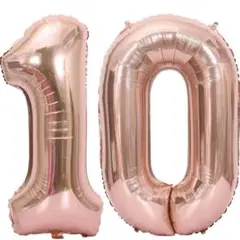 ナンバーバルーン　2点セット　誕生日　記念日 10 20 30 40 50 60