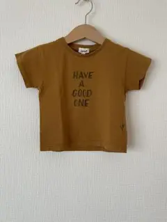 oeufウフ　ロゴTシャツ　12m
