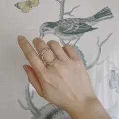 SV925刻印✴︎シルバーサークルリング✴︎着画あり