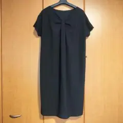 カワイオカダ　ワンピース　ブラック　Fサイズ　コクーンワンピース