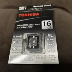 TOSHIBA microSDHC UHS-I EXCERIA PRO 16GB