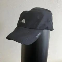 ランニング×adizero クライマクールキャップ帽子 黒ブラック JD1160