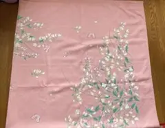 森英恵　ハナエモリ　大型マルチカバー 200×200 ピンク　花柄　蝶々
