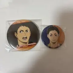ハイキュー 澤村大地 缶バッジ 2点セット