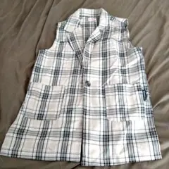 リッカリッカ　ricca ricca チェック　ベスト　140cm〜150cm