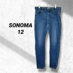 SONOMA ストレッチスキニーデニムライトブルー　12