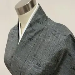 KL2979 大島紬 身丈148cm 着物 正絹