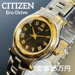 【新品未使用】CITIZEN/エコドライブ/女性腕時計/シルバー/ ブラック/