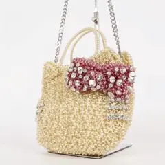 【極美品✨】アンテプリマ キティモチーフ 2wayバッグ ワイヤーバッグ