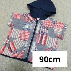 HusHusH 半袖　パーカー 90cm
