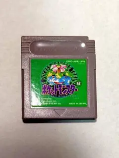 ポケットモンスター 緑 ゲームボーイソフト ケース付き