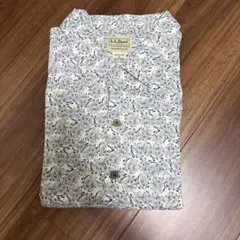 新品　L.L. BEAN エルエルビーン オープンカラー 開襟 シャツ シェル貝