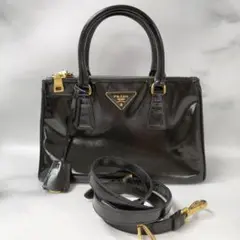 PRADA(プラダ) ヴェルニーチェ 2WAY ハンドバッグ KK056