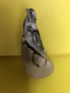 牙彫　彫刻 鳥の デザイン