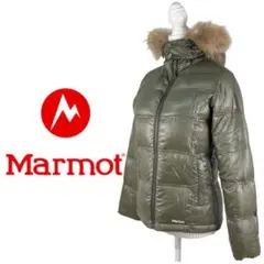 10T307☆ Marmot アウトドア ダウンジャケット アウター ラクーン