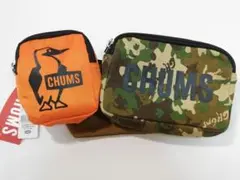 【新品】チャムス　3ポーチ ボディバッグ スウェットナイロン ショルダー E