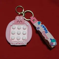 プッシュポップ キーホルダー バッグチャーム