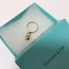 ꧁⏰タイムセール꧂ティファニー ドアノッカー 揺 リング シルバー925×K18