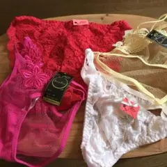 Mサイズ Tバック 4色セット