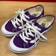 VANS V356 スニーカー 美品 パープル