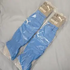 PUMA サッカーソックス エレクトリックブルーレモネード 28-30cm