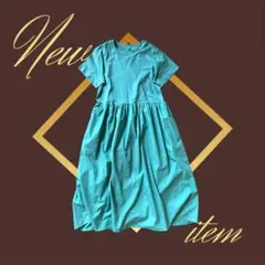 【SALE】UNIQLOユニクロ/半袖 ワンピース【美品】