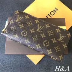 LOUIS VUITTON モノグラム ポルトフォイユアンソリット 長財布 極美