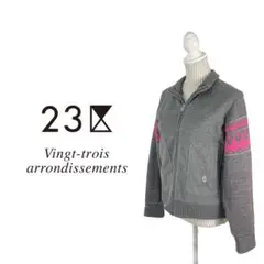 12T651☆ 23区 SPORT チャコール系 ゴルフウェア ジャケット XL