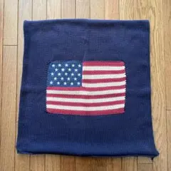 【@kdou❗️希少‼︎】ラルフローレン・星条旗クッション 希少 POLO RALPH LAUREN ポロ ラルフローレン 星条旗 クッション