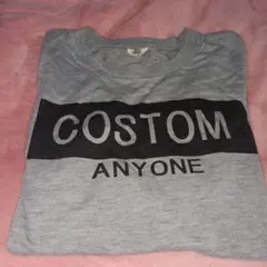 COSTOM ANYONE 半袖Tシャツ グレー 145-160cm