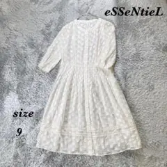 eSSeNtieL エッセンシャル (9) ワンピース 透け感 薄手 清楚
