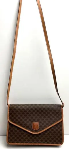 【CELINE 】セリーヌ ショルダーバッグ 斜めがけ マカダム柄 M06