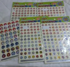 【新品】妖怪ウォッチ　シール５シート　ジバニャン　ウィスパー　コマさん